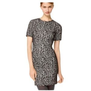 ARITZIA “Wilfred” Mignonne Floral Black Sheath Dress Size Medium